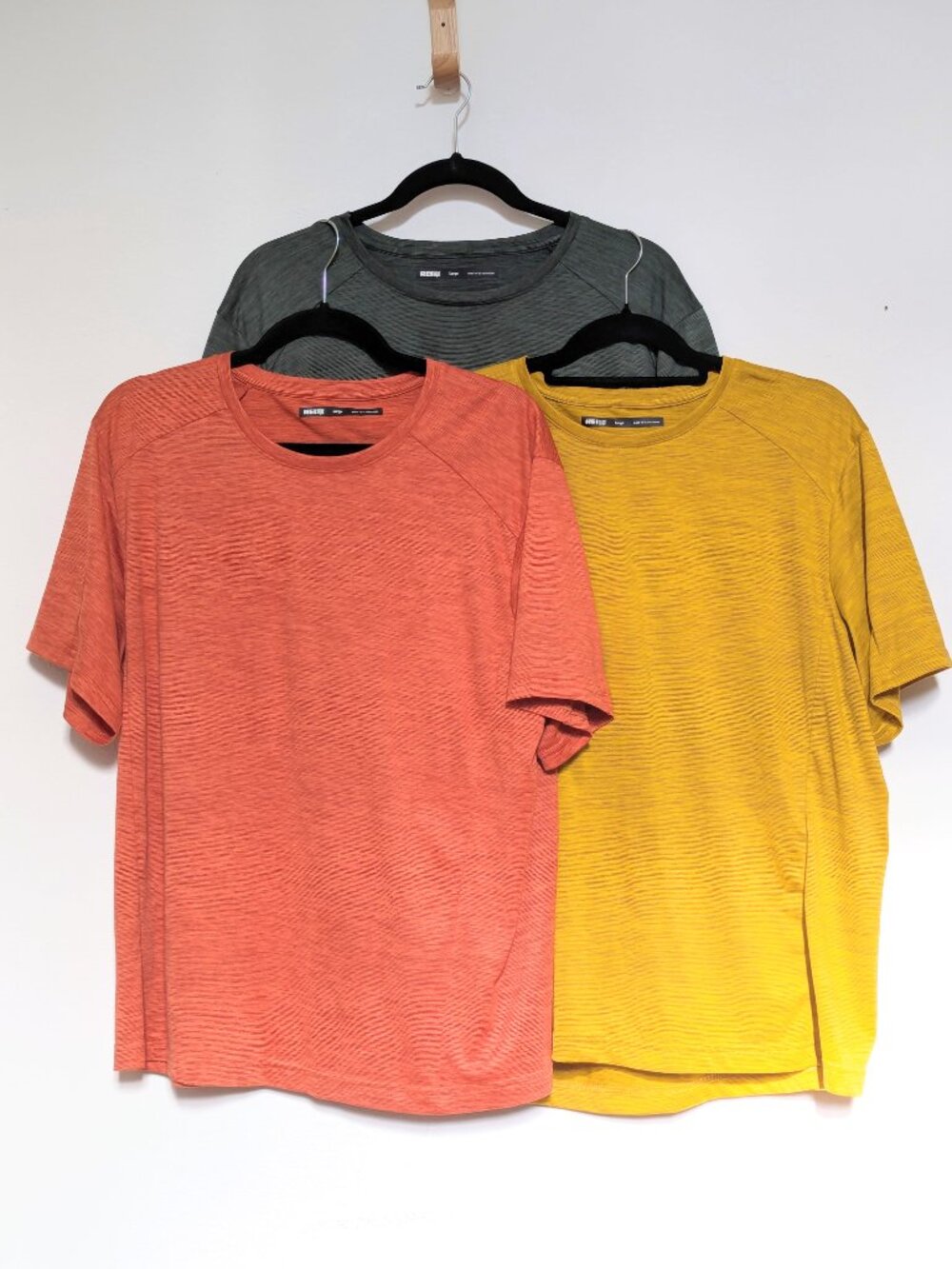 REI Co-Op Heathered Active Performance Wicking T-Shirt (3 Lot)